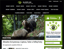 Tablet Screenshot of kukaj.sk